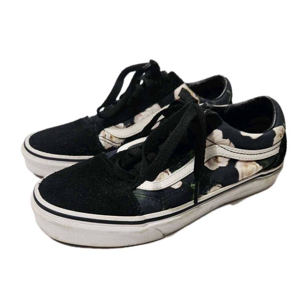 Vans Women's Old Skool Romantic Floral Black/Multi Skate Shoes - Size 8